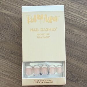Nell’s French tip Red Aspen Nail Dashes - Nude